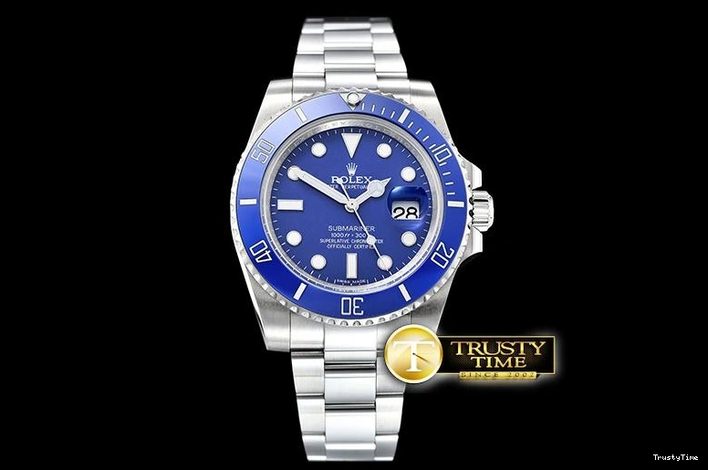 0509 HighQuality ROLSUB0257 – Submariner 116619LN SS SS Blue JF Asia 1031